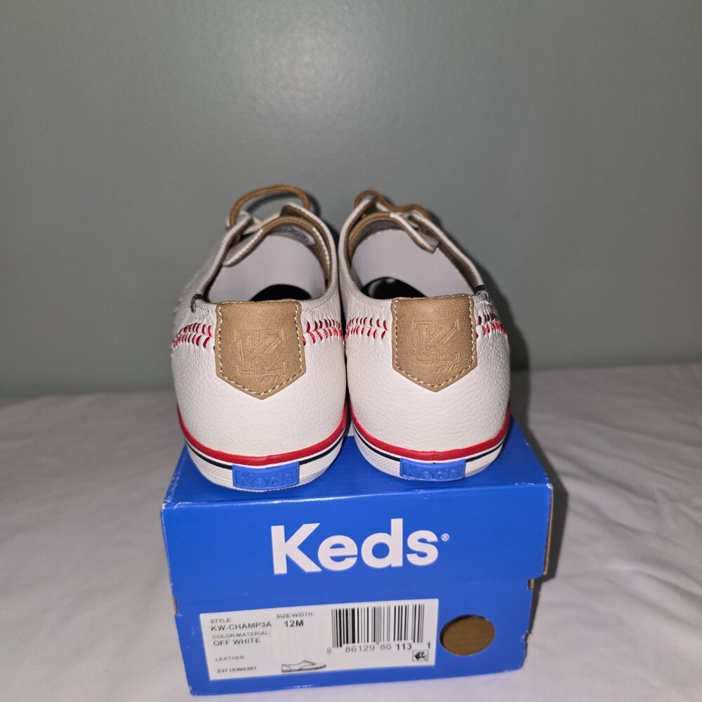 Keds Champion Pennant Leather Lace Up Sneaker, Women's Size 12 M, New in Box - Picture 4 of 8